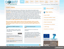 Tablet Screenshot of comet-initiative.org